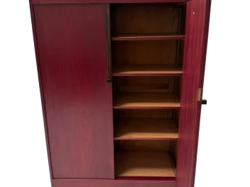 Art Deco Modernist Armoire by A.H. Jansen for L.O.V. Oosterbeek, 1920s 2